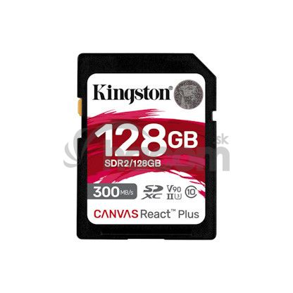 128GB SDHC UHS-II Kingston U3 V90 300R/260W SDR2/128GB