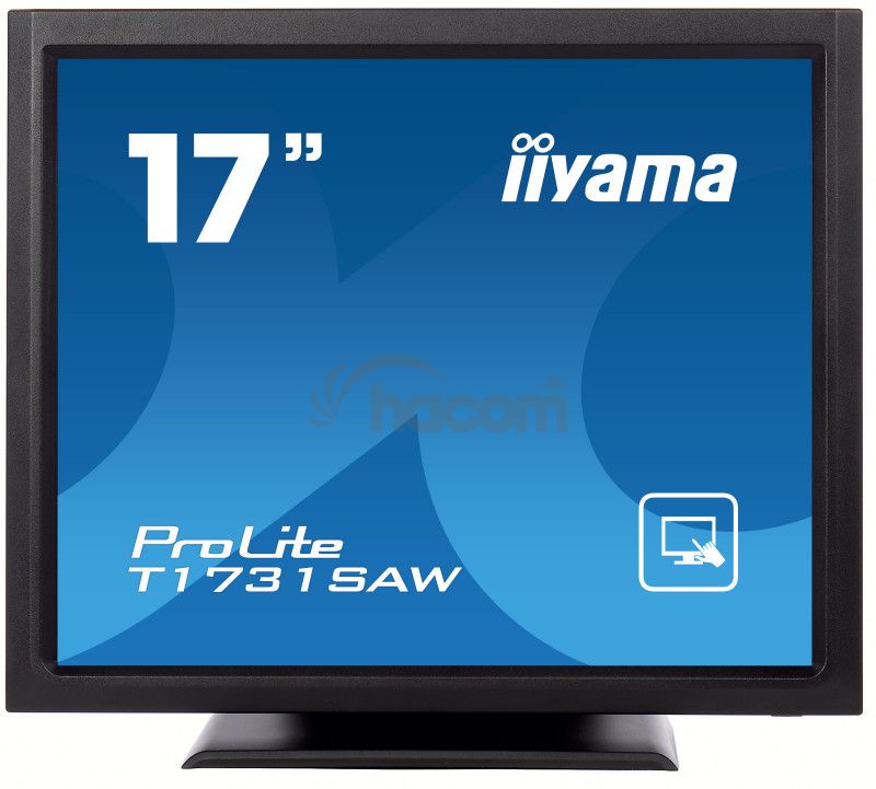 17 "iiyama T1731SAW-B5: TN, SXGA, SAW, 1P, 250cd / m2, VGA, DP, HDMI, čierny T1731SAW-B5