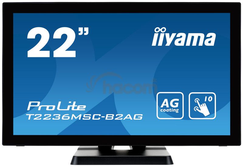 22 "LCD iiyama T2236MSC-B2AG - multidotekový, FullHD, AMVA, kapacitné, USB T2236MSC-B2AG