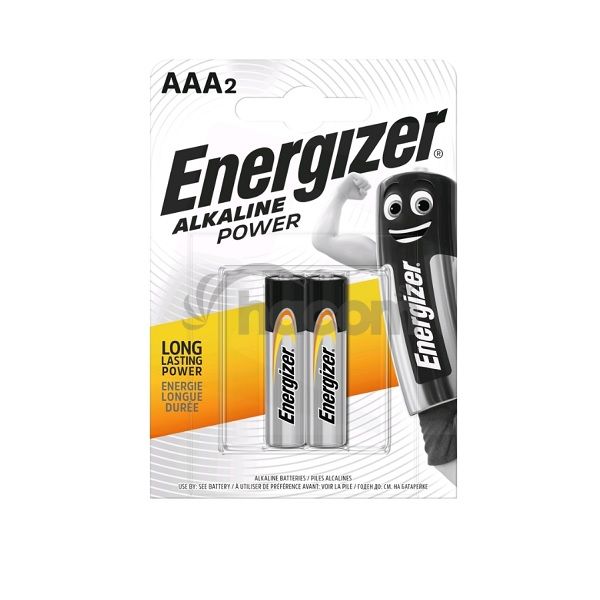 Batéria Energizer alkaline Power mikrotužkové AAA/2 LR03/2