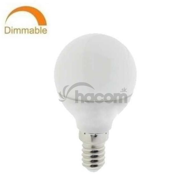LED žiarovka 6W E14 studená biela Dimmable