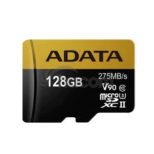 ADATA 128GB microSDXC UHS-II U3 s adaptérom