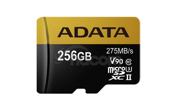 ADATA 256GB microSDXC UHS-II U3 s adaptérom AUSDX256GUII3CL10-CA1