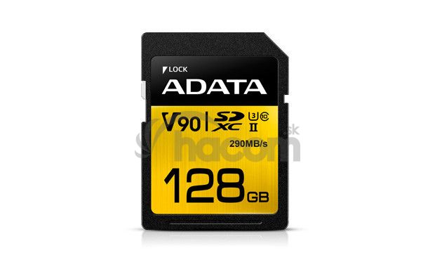ADATA SDXC 128GB UHS-II U3 (290 / 260MB) ASDX128GUII3CL10-C