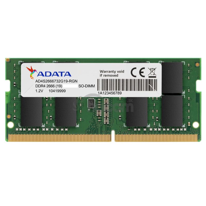 SO-DIMM 4GB DDR4-2666MHz ADATA AD4S26664G19-SGN
