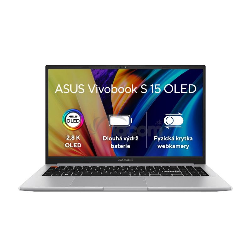Asus Vivobook S 15 OLED/K3502/i7-12700H/15,6"/2880x1620/16GB/512GB SSD/Iris Xe/W11H/Gray/2R K3502ZA-MA069W