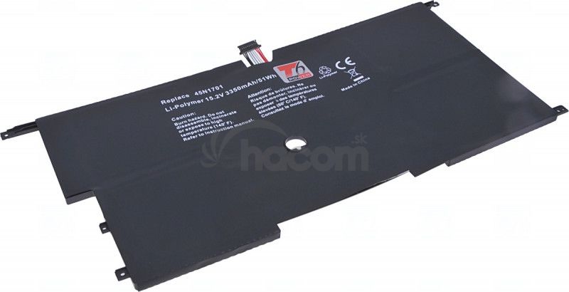 Batéria T6 power Lenovo ThinkPad X1 Carbon 2nd, 3rd Gen, 3350mAh, 51Wh, 8cell, Li-Pol NBIB0151