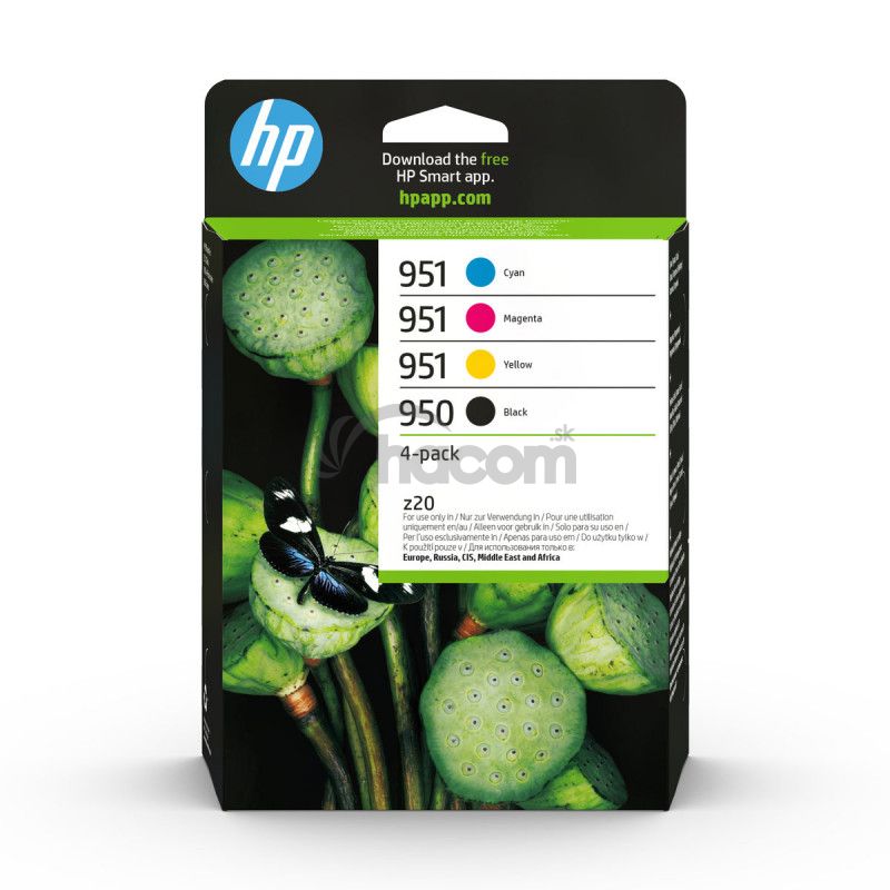 HP 950/951 combo čierna + farebná ink. náplň 6ZC65AE 6ZC65AE