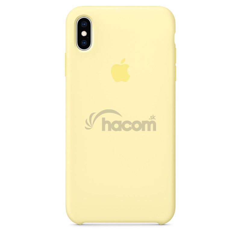iPhone XS Max Silicone Case Mellow Yellow