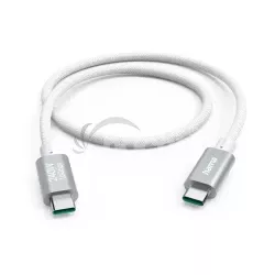 Hama USB-C 3.2 Gen2 kbel, 1,5 m, 10 Gb/s, 240 W, biely