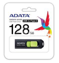 128GB ADATA UC300 USB 3.2 ierna/zelen ACHO-UC300-128G-RBK/GN