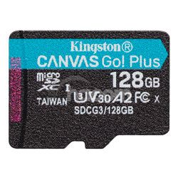 128GB microSDXC Kingston Canvas Go! Plus A2 U3 V30 170MB/s bez adaptéra SDCG3/128GBSP