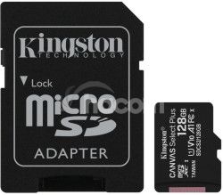 128GB microSDXC Kingston Canvas Select Plus A1 CL10 100MB/s + adaptér SDCS2/128GB