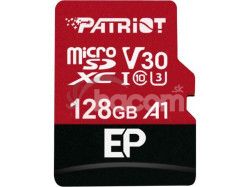 128GB microSDXC Patriot V30 A1, class 10 U3 100/80MB/s + adaptr PEF128GEP31MCX