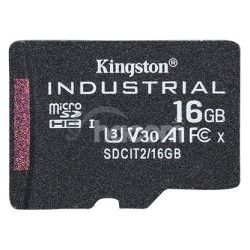 16GB microSDHC Kingston Industrial C10 A1 pSLC bez adaptra SDCIT2/16GBSP