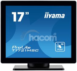 17" iiyama T1721MSC-B2: PCAP, 10P, HDMI, repro T1721MSC-B2