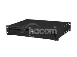19" 2U 360MM �IERNA SKRI�OV� Z�SUVKA LANBERG (2U/483X360MM NOSNOS� DO 90KG, 4BODOV� MONT��) AK-2001-B
