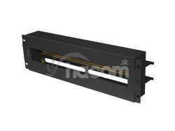 19" 3U NAPčOV� ROZV�DA� S DIN LI�TOU TS-35 �IERNY AK-VDP103-B