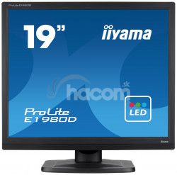 19" LCD iiyama ProLite E1980D-B1 - 5ms, DVI, TN E1980D-B1
