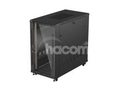 19" VO�NE STOJ�CA RACKOV� SKRI�A 22U 600X1200 �IERNE SKLENEN� DVERE LANBERG (PLOCH� BALENIE) FF01-6222-12B