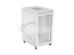 19" VO�NE STOJ�CA RACKOV� SKRI�A 27U 800X1000 SIV� LCD S PERFOROVAN�MI DVERAMI LANBERG (PLOCH� BALENIE) FF01-8027-23SL