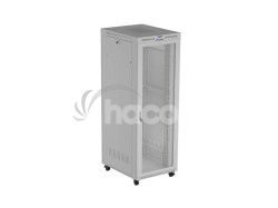 19" VO�NE STOJ�CA RACKOV� SKRI�A 47U 800X1000 �ED� S PERFOROVAN�MI DVERAMI LANBERG (FLAT PACK) V2 FF01-8047-23SL