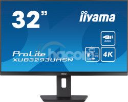 32" iiyama XUB3293UHSN-B5: IPS, 4K, USB-C, HAS XUB3293UHSN-B5