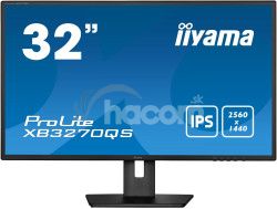 32" LCD iiyama XB3270QS-B5 - IPS, 4ms, 2560x1440, HAS XB3270QS-B5