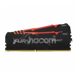 32GB DDR4-2666MHz CL16 Kingston FURY Beast RGB, 2x16GB KF426C16BBAK2/32