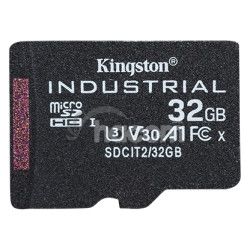 32GB microSDHC Kingston Industrial C10 A1 pSLC bez adaptra SDCIT2/32GBSP