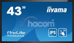 43" iiyama T4362AS-B1: IPS, 4K UHD, Android, 24/7 T4362AS-B1