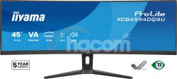 45" iiyama XCB4594DQSU-B1: VA, 5K, HDMI, DP, HAS XCB4594DQSU-B1