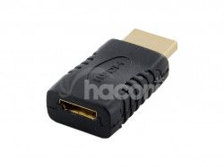 4World Adaptr HDMI M - Mini HDMI CF Black 08724
