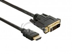4World Kábel DVI-D-HDMI 24 + 1M-19m 1.8m Black 04698