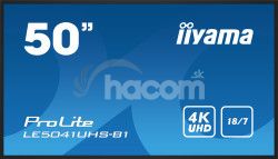 50" iiyama LE5041UHS-B1:VA,4K UHD,18/7,RJ45,HDMI LE5041UHS-B1