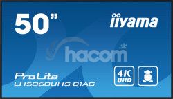 50" iiyama LH5060UHS-B1AG: IPS, 4K UHD, 24/7, Android LH5060UHS-B1AG