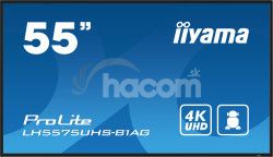 55" iiyama LH5575UHS-B1AG: IPS, 4K UHD, Android, 24/7 LH5575UHS-B1AG