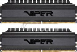 64GB DDR4-3600MHz Patriot Viper 4 Blackout CL18, kit 2x32GB PVB464G360C8K