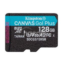 64GB microSDXC Kingston Canvas Go! Plus A2 U3 V30 170MB/s bez adaptra SDCG3/64GBSP