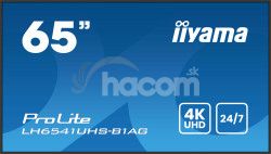 65" iiyama LH6541UHS-B1AG:VA,4K UHD,24/7 LH6541UHS-B1AG