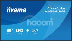 65" iiyama LH6564UHS-B1AG:VA, 4K UHD,Android,24/7 LH6564UHS-B1AG