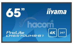 65" iiyama LH6570UHB-B1: VA, 4K UHD,Android,24/7 LH6570UHB-B1