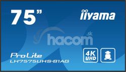 75" iiyama LH7575UHS-B1AG: IPS, 4K, 24/7, Android 11 LH7575UHS-B1AG