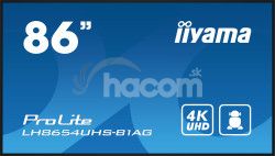 86" iiyama LH8654UHS-B1AG: IPS, 4K UHD. 24/7, Android LH8654UHS-B1AG