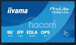 86" iiyama TE8613A-B2AG: IPS, 4K, 40P, USB-C, EDL� TE8613A-B2AG