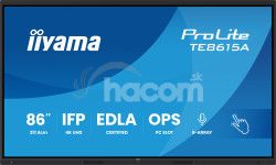 86" iiyama TE8615A-B2AG: IPS, 4K, EDL�, NFC TE8615A-B2AG