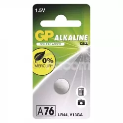 Alkalick Baterie GP LR44 (A76) - 1ks 1041007611