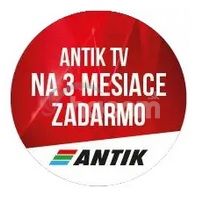 Voucher pre IPTV AntikTV na obdobie 3 mesiacov SK/CZ v hodnote 35,70,-€
