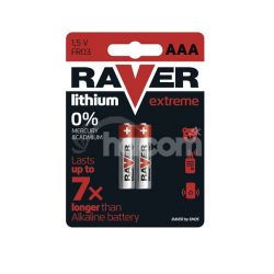 Batéria RAVER AAA lithium 2ks