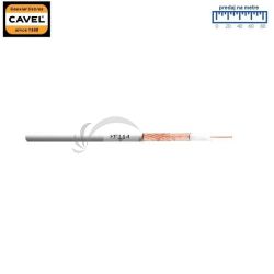 Koaxiálny kábel CAVEL KF114, PVC, 6,6mm, meď, biely